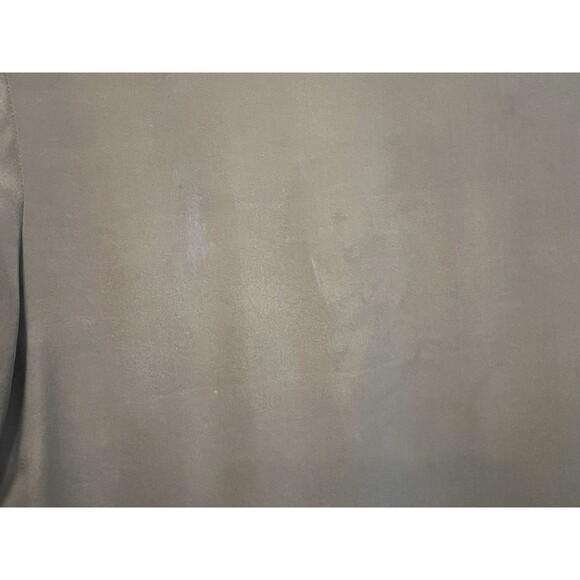 Sue Wong 100% Silk Olive Green Embroidered Flowers Kimono Duster Tunic Lined - Picture 7 of 13